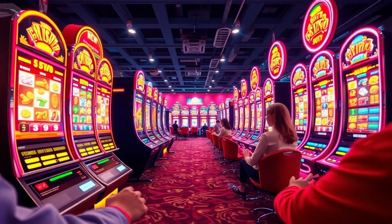 Experience the thrill of IDN SLOT with interactive slot machines and vibrant gaming vibes.
